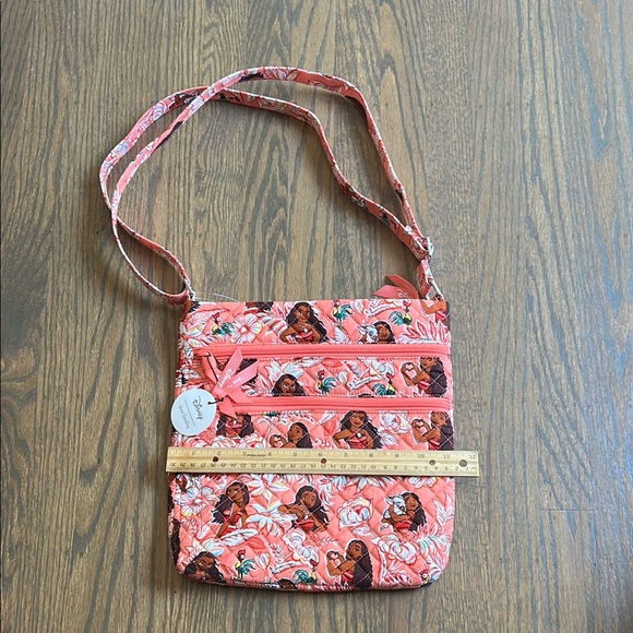 Vera Bradley Moana Pink Crossbody Bag with Quilted Design - Picture 5 of 8